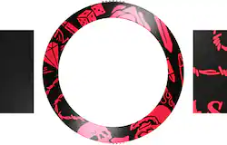 Woojer - COD Ring & Belt Style-Set for Strap 3 Las Almas - Black and Red - Front_Zoom