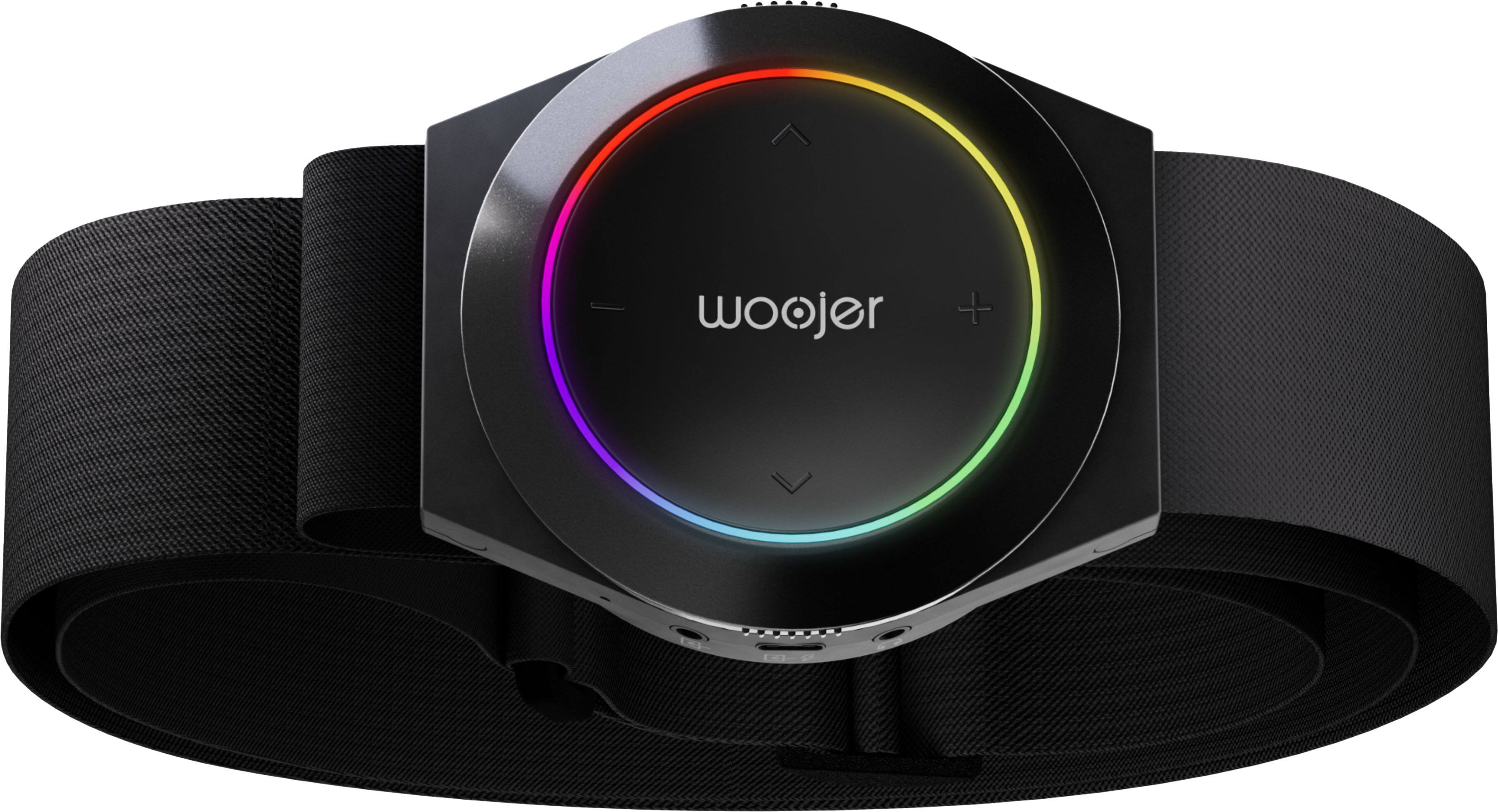 Angle. Woojer - Haptic Strap 3 for Games, Music, Movies, VR and Wellness - Black.