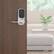 Left Zoom. Yale - Assure Lock - Smart Lock Wi-Fi Lever with Keypad | Key Access - Satin Nickel.