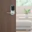 Left. Yale - Assure Lock - Smart Lock Wi-Fi Lever with Touchscreen Keypad | Key Access - Satin Nickel.