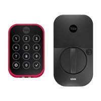 Yale - Assure Lock 2 - Smart Lock Keyless Wi-Fi Deadbolt with Touchscreen Keypad Access - Pantone Viva Magenta - Front_Zoom