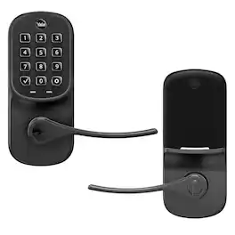 Yale - Assure Lock - Smart Lock Wi-Fi Lever with Keypad | Key Access - Black Suede