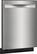 Left. Frigidaire - 24" Top Control Built-In Stainless Steel Tub Dishwasher with DishSense Sensor Technology, 51 dBA - Stainless steel.