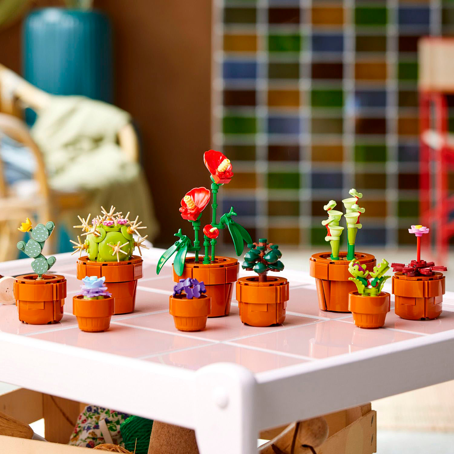  LEGO Icons Tiny Plants Creative Building Set for Adults, Gift  for Valentines Day for Flower-Lovers, Carnivorous, Tropical and Arid Flora,  Build and Display Cactus Décor, Botanical Collection, 10329 : Toys 