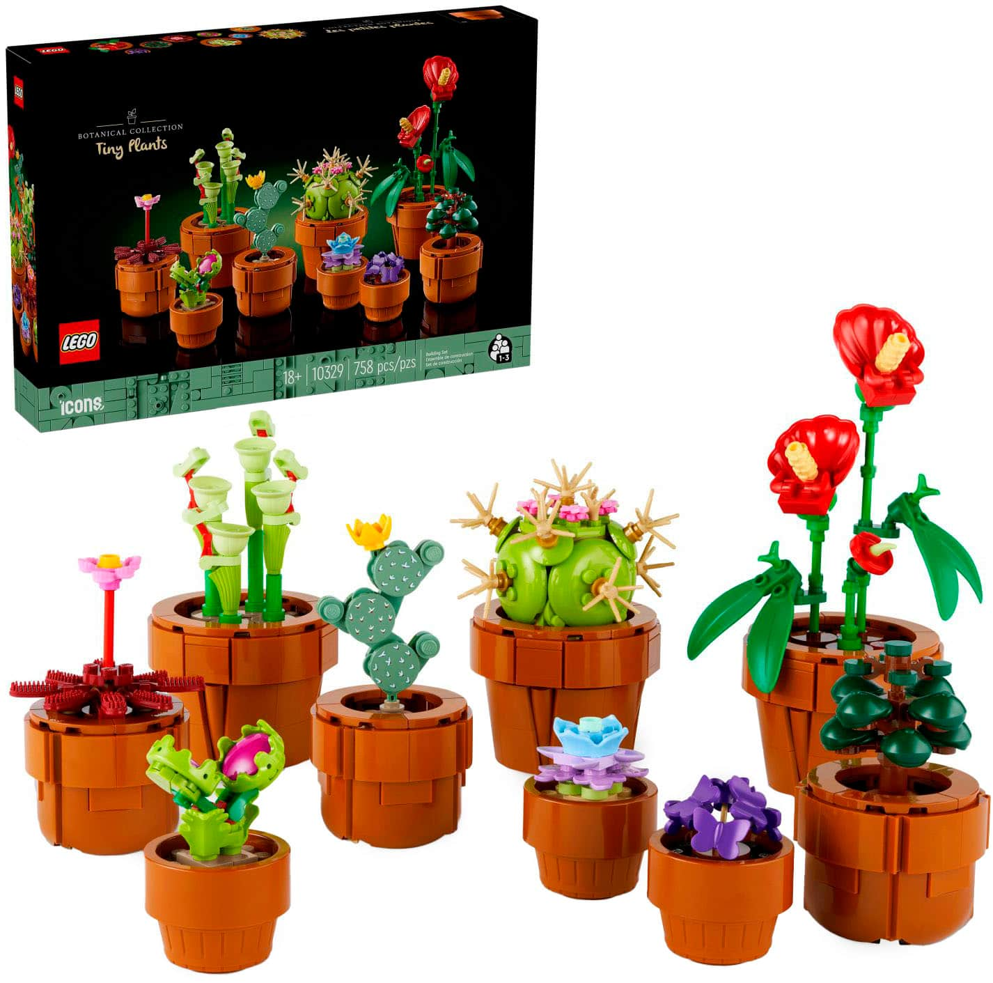 Photo 1 of ***FACTORY SEALED***
Icons Tiny Plants Build and Display Set for Adults 10329