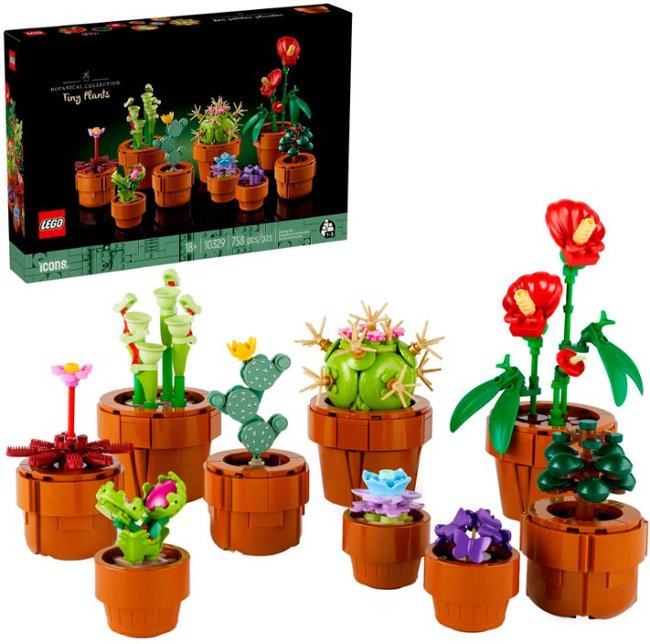 LEGO - Icons Tiny Plants Build and Display Set for Adults 10329_0