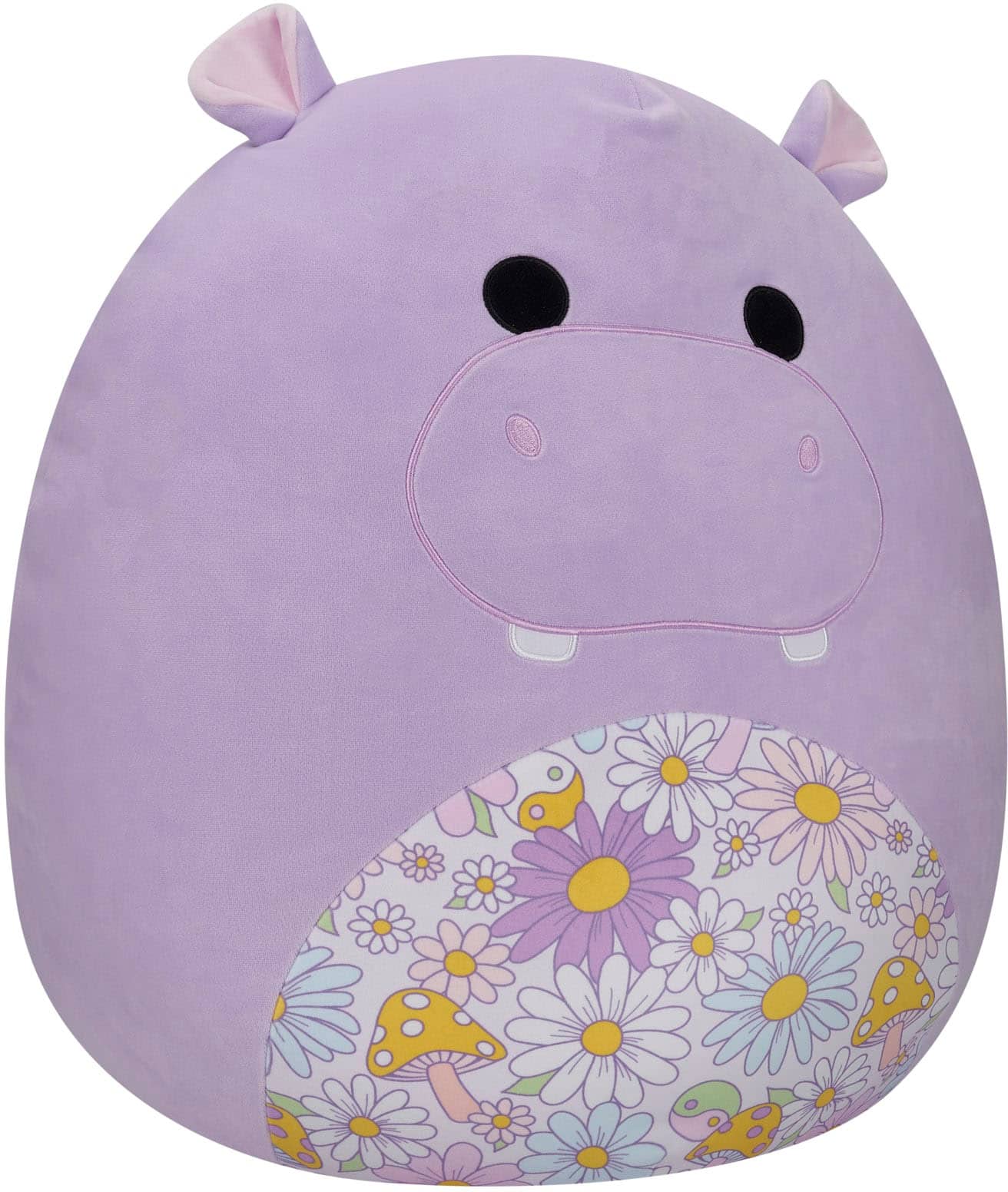 Angle. Jazwares - Squishmallows 16" - Purple Hippo - Hanna.