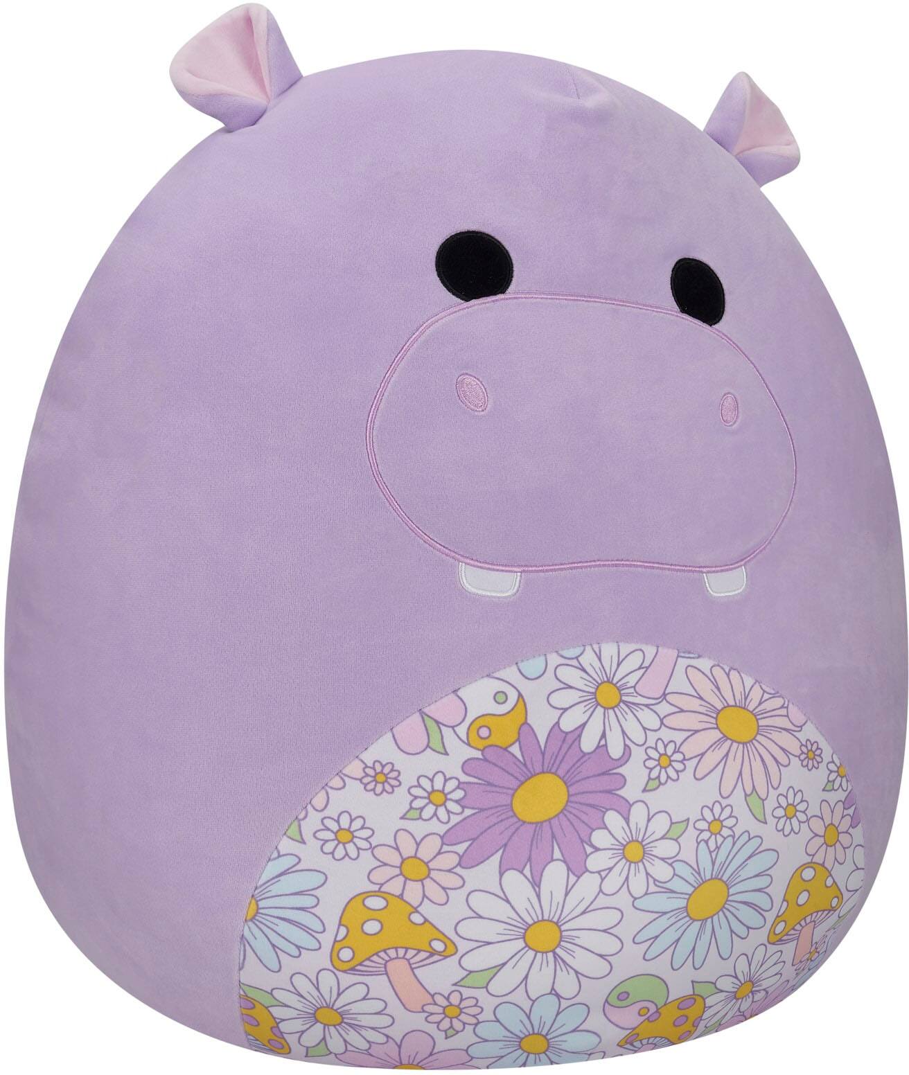 Angle. Jazwares - Squishmallows 16" - Purple Hippo - Hanna.