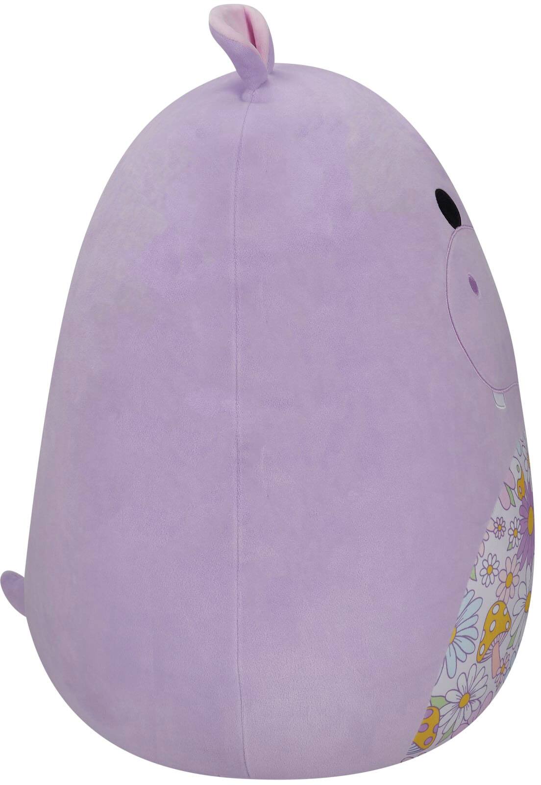 Left. Jazwares - Squishmallows 16" - Purple Hippo - Hanna.
