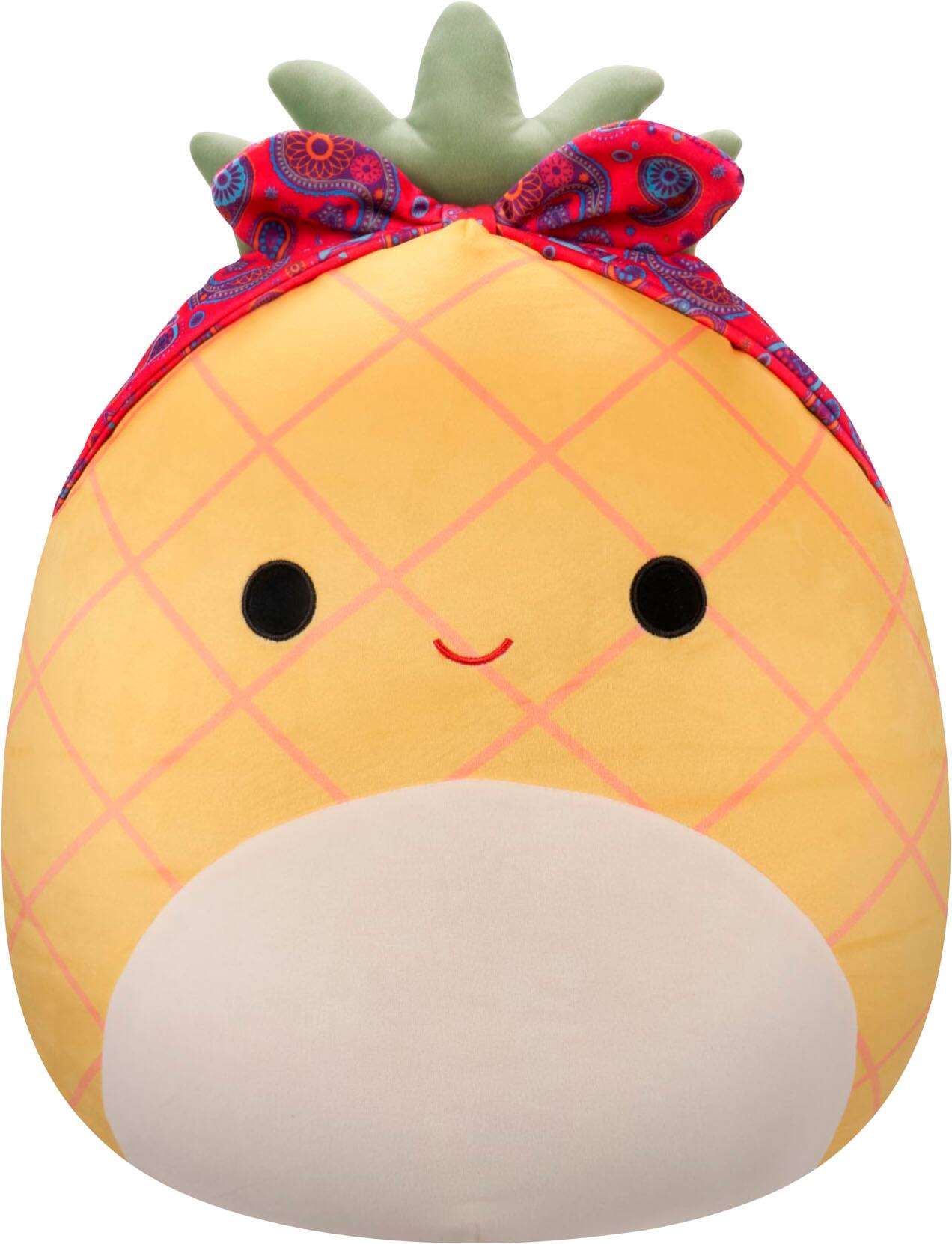 Front. Jazwares - Squishmallows 16" - Pineapple with Headband - Maui.