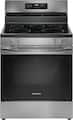 Frigidaire - 30 in. Wide 5 elements 5.3 Cu. Ft. Freestanding Electric Range with Air Fry - Stainless Steel