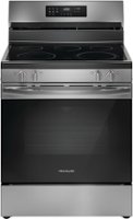 Frigidaire 5.3 Cu. Ft. Freestanding Electric Range with Air Fry - Stainless Steel - Front_Zoom