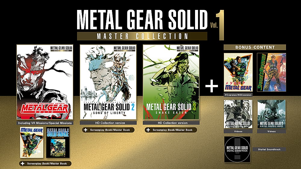 Metal Gear Solid:Master Collection (Holographic Cover Art Only) No Game  Included