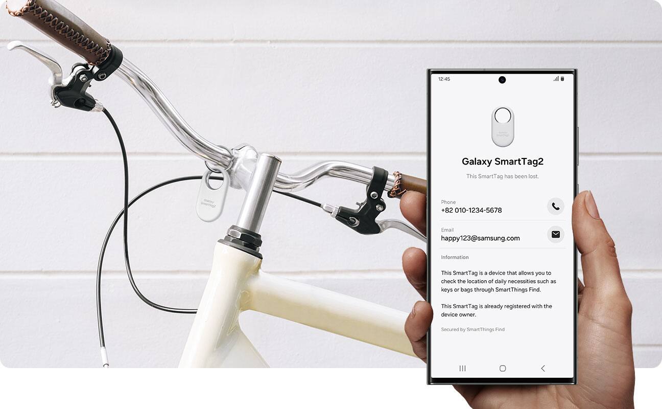 Alt View 14. Samsung - Galaxy SmartTag2 - White.