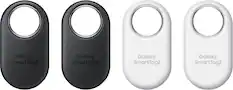 Alt View 11. Samsung - Galaxy SmartTag2 - Black and White.