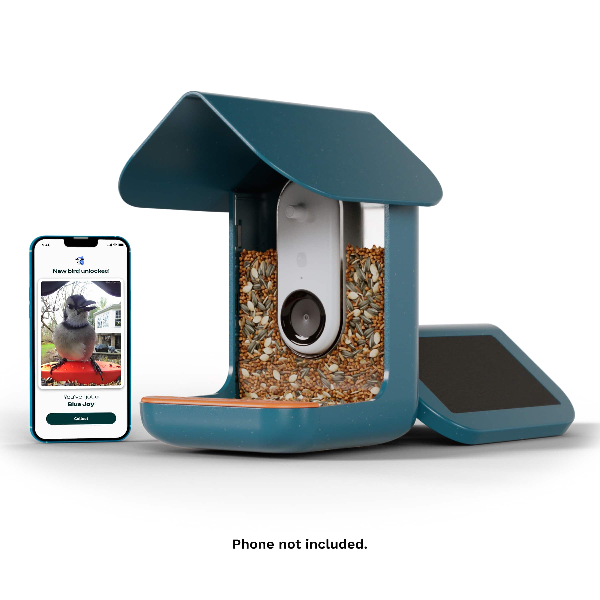 Bird Buddy – Smart Bird Feeder with Solar Roof – Blue Sansujyuku sansujyuku.com