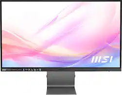 MSI - Modern MD271UL 27" LED 4K UHD Monitor(DisplayPort,Type-C, HDMI)-Black - Iron Gray - Front_Zoom