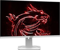 MSI - G274QRFW 27" LED QHD G-SYNC Gaming Monitor with HDR (DisplayPort,HDMI) - White - Front_Zoom