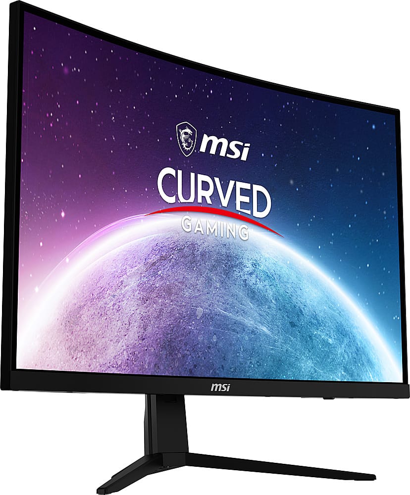 Angle. MSI - G273CQ 27" LCD Curved QHD 170Hz 1ms FreeSync Premium Gaming Monitor with HDR(DisplayPort,HDMI) - Black.