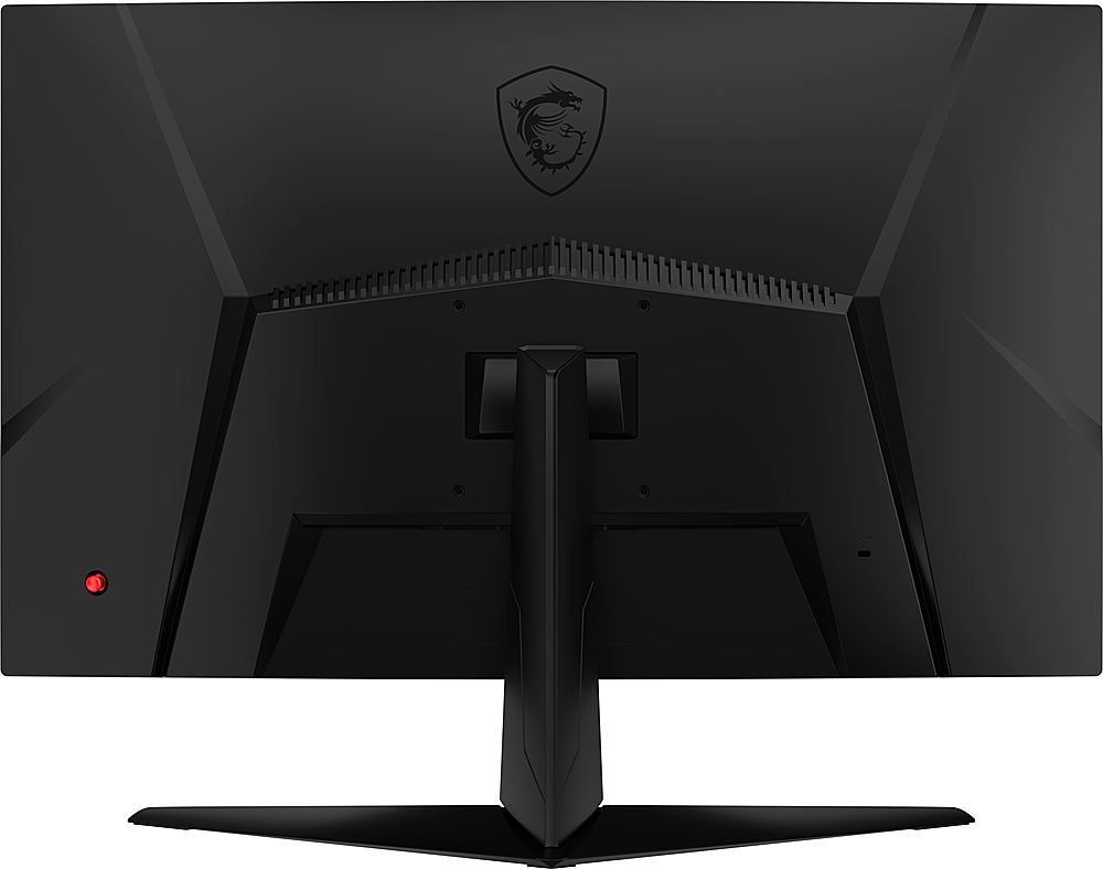 Back View: MSI - G27C4X 27" Curved 250Hz 1ms FreeSync Premium Gaming Monitor with HDR(DisplayPort,Type-C, HDMI) - Black