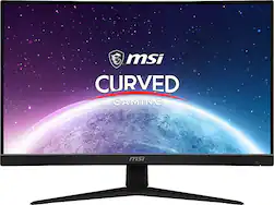 MSI - G27C4X 27" Curved 250Hz 1ms FreeSync Premium Gaming Monitor with HDR(DisplayPort,HDMI) - Black - Front_Zoom