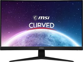 MSI - G27C4X 27" LED Curved FreeSync Premium Gaming Monitor with HDR(DisplayPort,Type-C, HDMI) - Black - Front_Zoom
