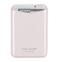 kate spade new york - Magnetic Card Holder with MagSafe for Select Apple iPhones - Pale Dogwood - Front_Zoom