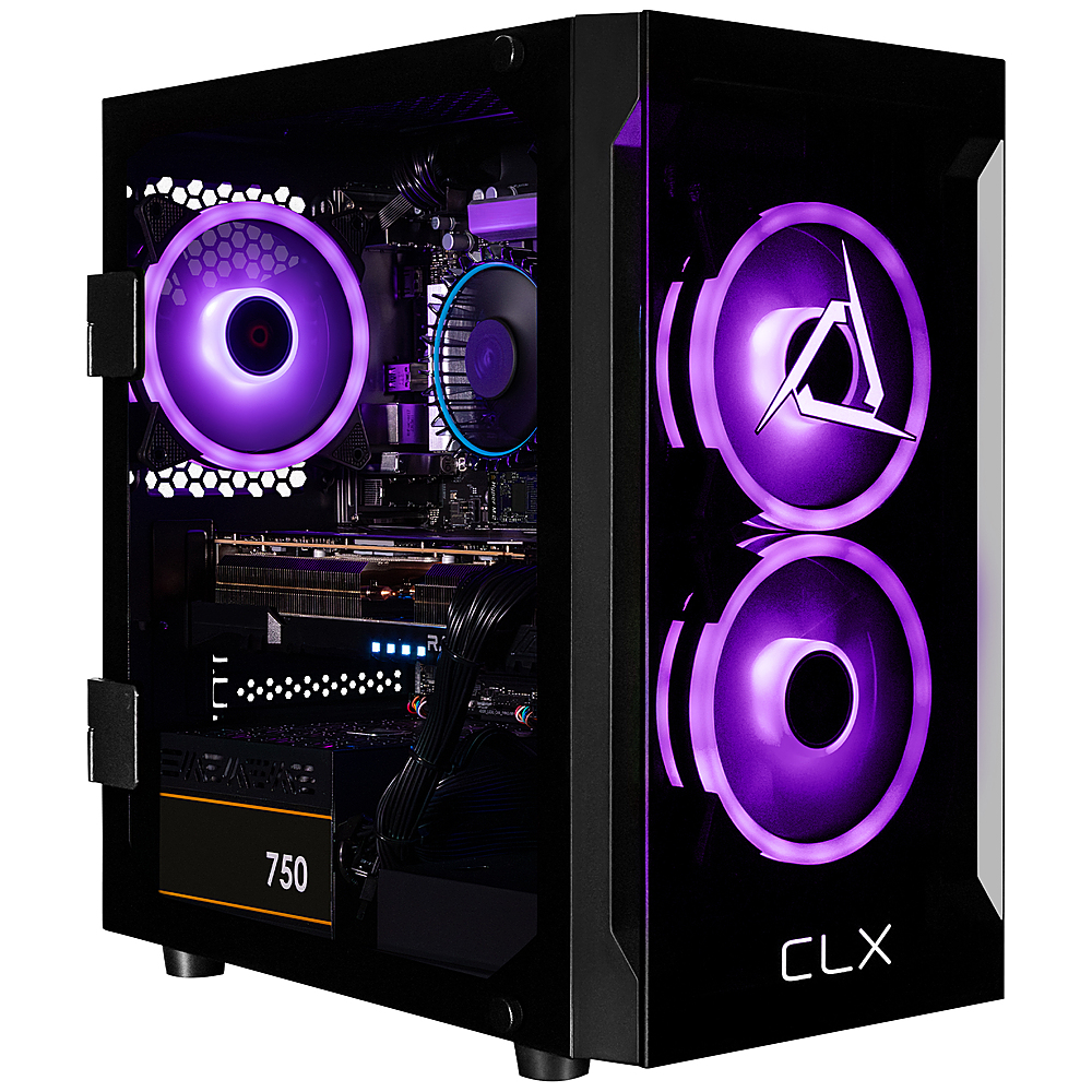 CLX SET Gaming Desktop Intel Core i5 14600KF 16GB DDR5 4800 Memory Radeon RX  7800 XT 2TB NVMe M.2 SSD Black TGMSETRXA3A00BM - Best Buy