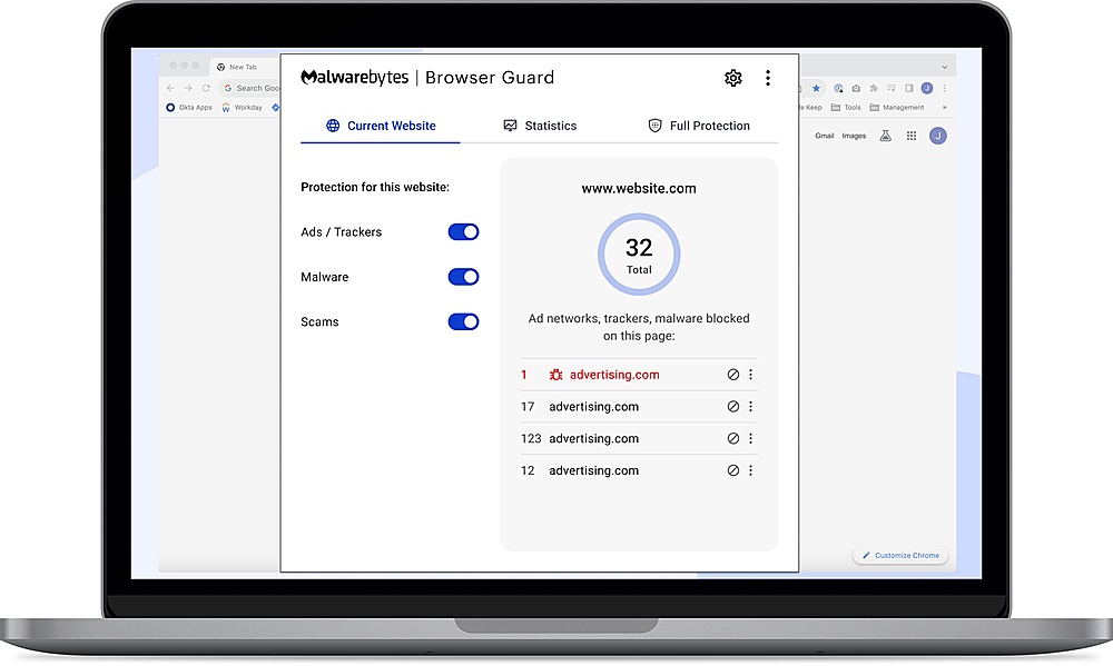 Malwarebytes Browser Guard 2023 - Blocks ads, scams, and trackers