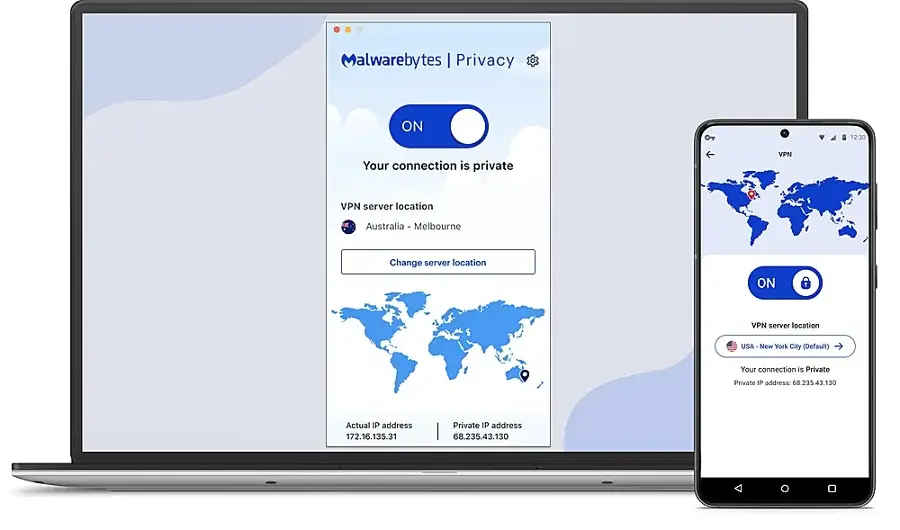 Malwarebytes Premium + Privacy VPN Bundle 4 Devices Windows, Mac OS ...