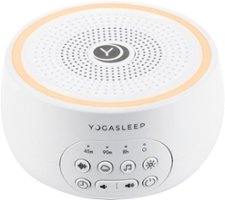 Yogasleep Dreamcenter Multi-Sound Machine & Color Changing Night Light - White - Front_Zoom