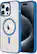 Angle. AMPD - MagSafe Case for Apple iPhone 15 Pro Max - Blue.