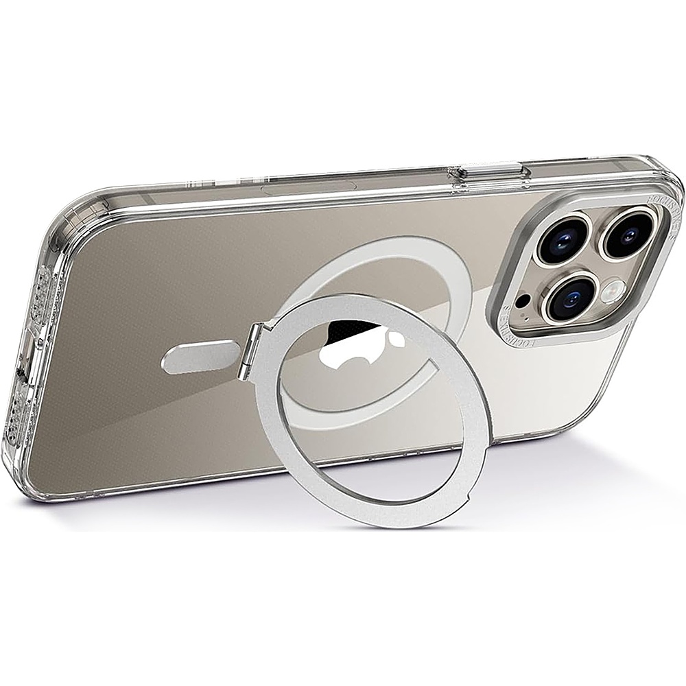 SaharaCase Hybrid-Flex Kickstand MagSafe Phone Case for iPhone 15 Pro Max Shock Absorbing Clear