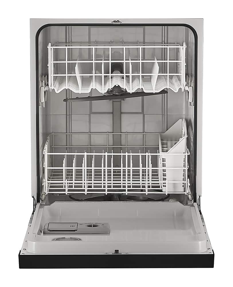 Alt View 1. Whirlpool - Front Control Built-In Dishwasher with Boost Cycle and 57 dBa - Black.