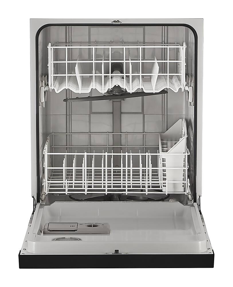 Alt View 1. Whirlpool - Front Control Built-In Dishwasher with Boost Cycle and 57 dBa - Black.