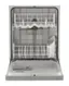 Alt View 1. Whirlpool - Front Control Built-In Dishwasher with Boost Cycle and 57 dBa - Stainless Steel.