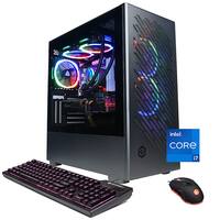 CyberPowerPC - Gamer Supreme Gaming Desktop - Intel Core i7-14700KF - 32GB Memory - NVIDIA GeForce RTX 4070 Ti 12GB - 2TB SSD - Black - Front_Zoom