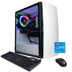 CyberPowerPC - Gamer Xtreme Gaming Desktop - Intel Core i5-14600KF - 16GB Memory - NVIDIA GeForce RTX 4060 Ti 8GB - 1TB SSD - White - Front_Zoom