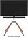 Alt View 14. One for All - Quadpod TV Stand For Most 32" - 70" TVs - Gun Metal Walnut.