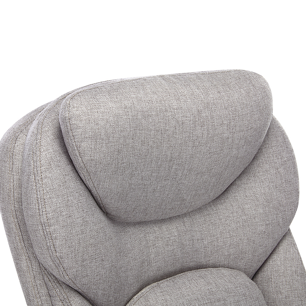 Serta Connor Upholstered Executive High-Back Office Chair with Lumbar  Support Microfiber Gray 43672D - Best Buy