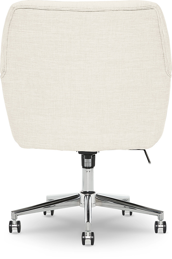 Serta Ashland Memory Foam & Twill Fabric Home Office Chair Blush