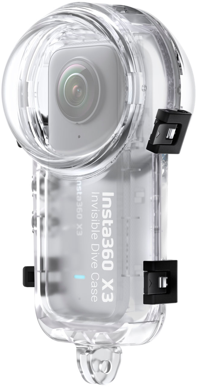 Insta360 X3 camera with Snow bundle, Invisible selfie stick, Lens Cap