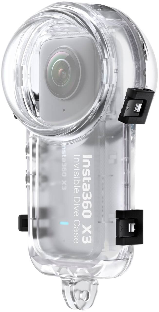 Angle. Insta360 - X3 Invisible Dive Case - Clear.