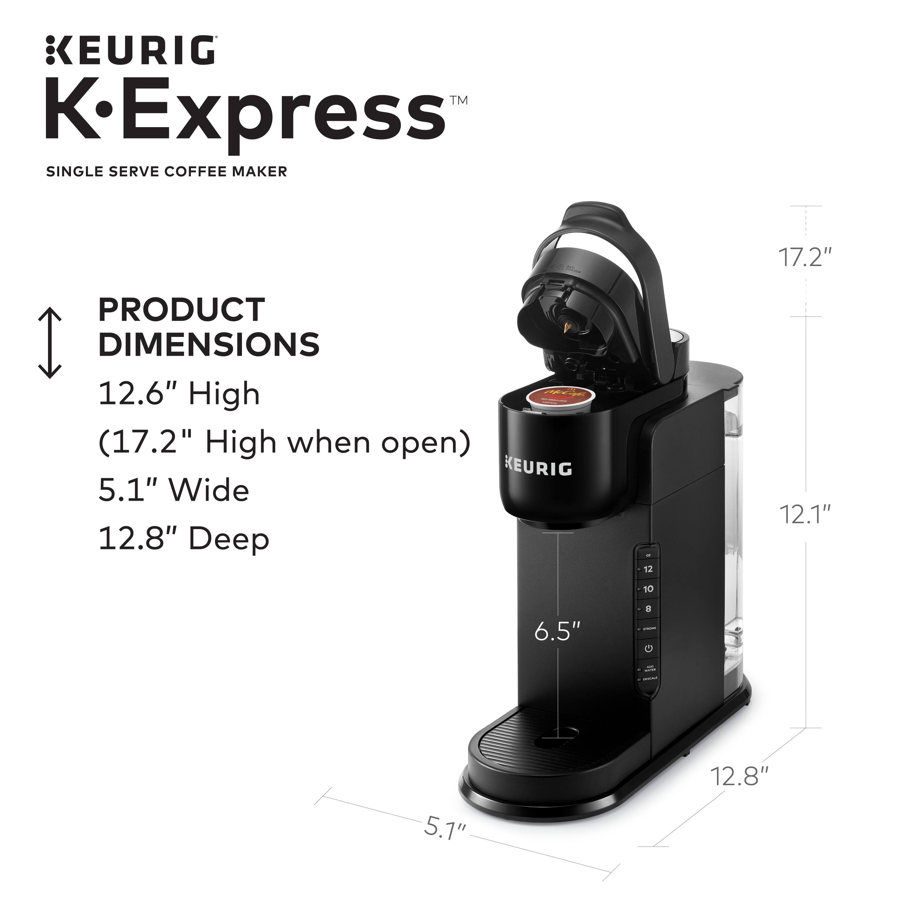 Accessories. Keurig - K-Express Single Serve K-Cup Pod Coffee Maker - Black.
