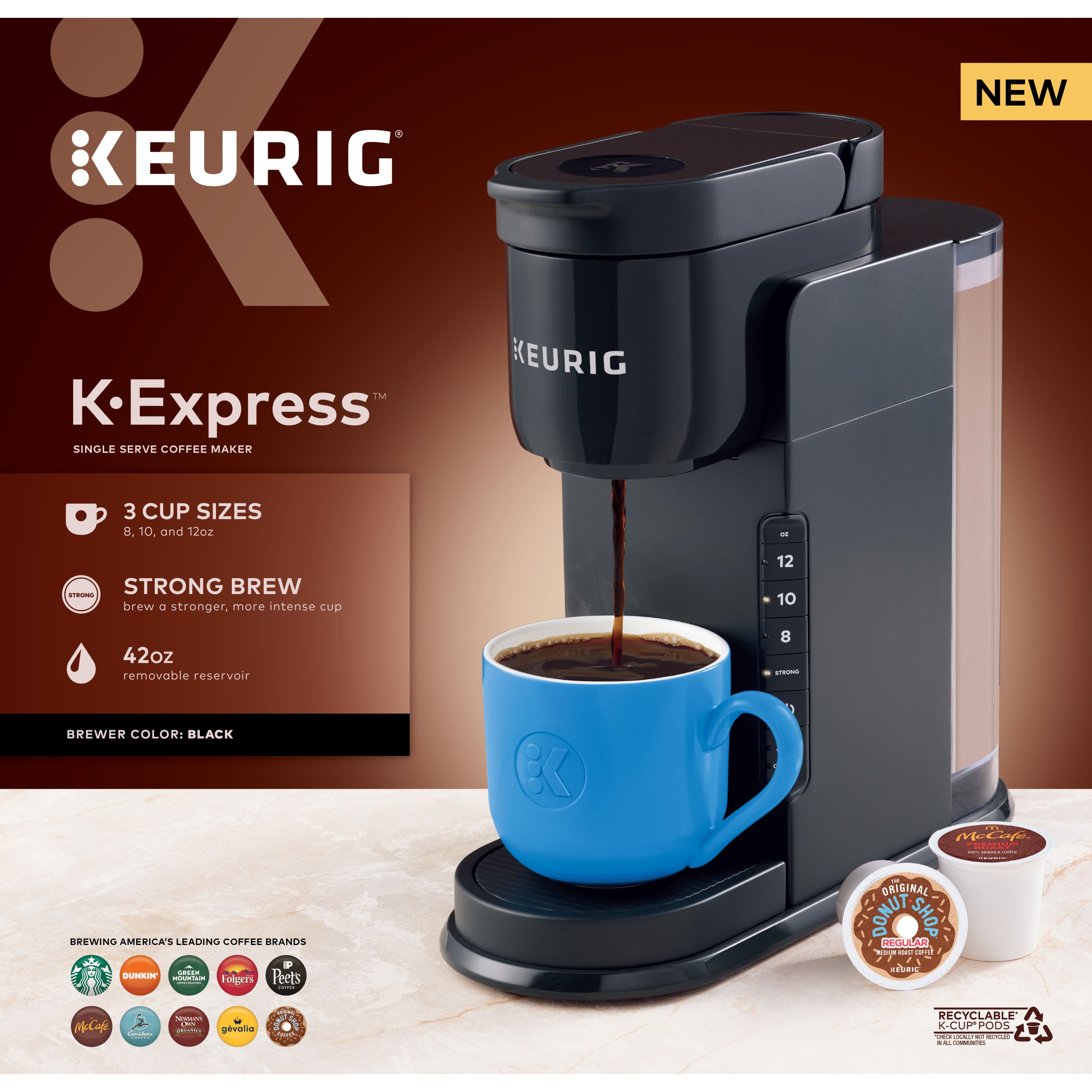 Customer Reviews Keurig KExpress Single Serve KCup Pod Coffee Maker
