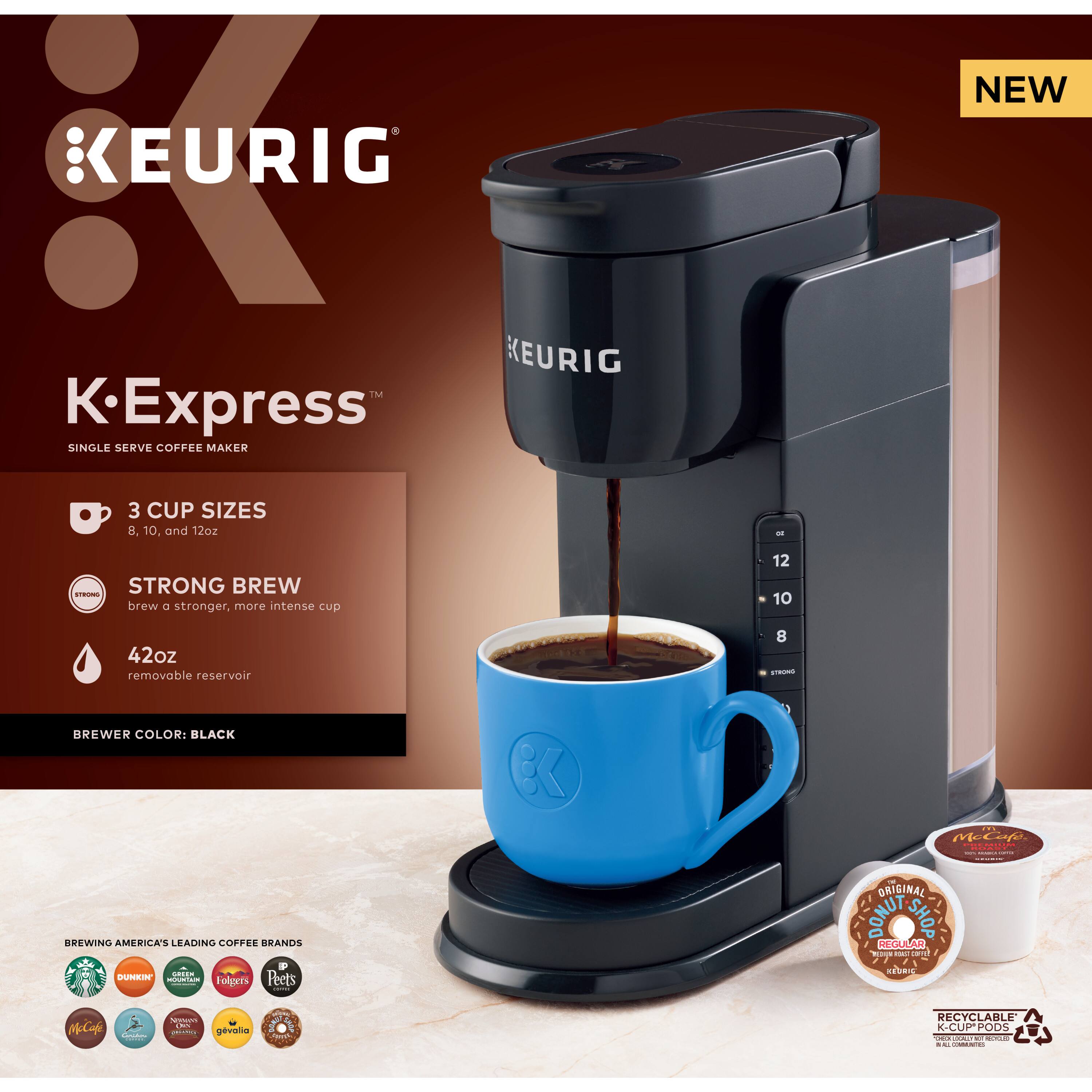 Alt View 27. Keurig - K-Express Single Serve K-Cup Pod Coffee Maker - Black.