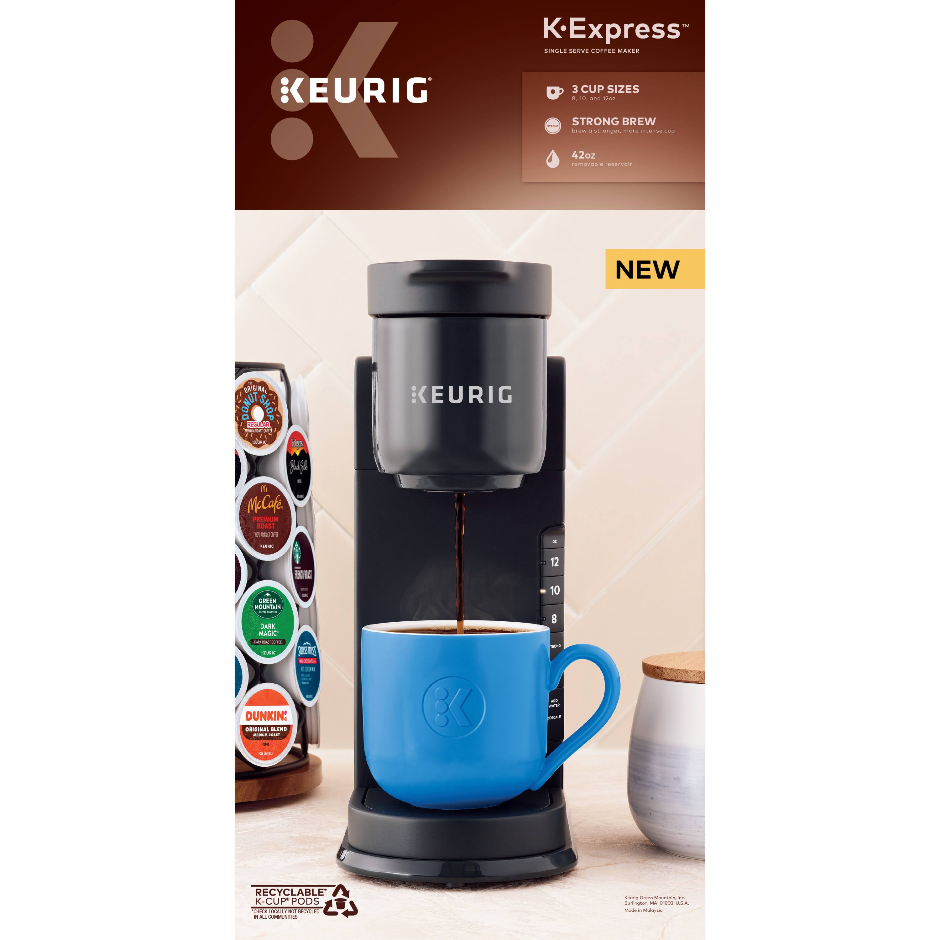 Alt View 28. Keurig - K-Express Single Serve K-Cup Pod Coffee Maker - Black.