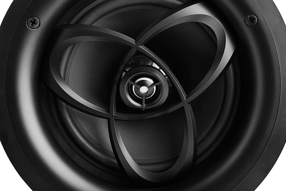 Left. Definitive Technology - Dymension CI MAX Series 6.5” In-Ceiling Speaker (Each) - Black.