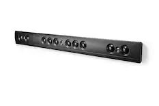 Front. Definitive Technology - Mythos 3C-75 3-Way Surround Sound Speaker (Each) - Black.