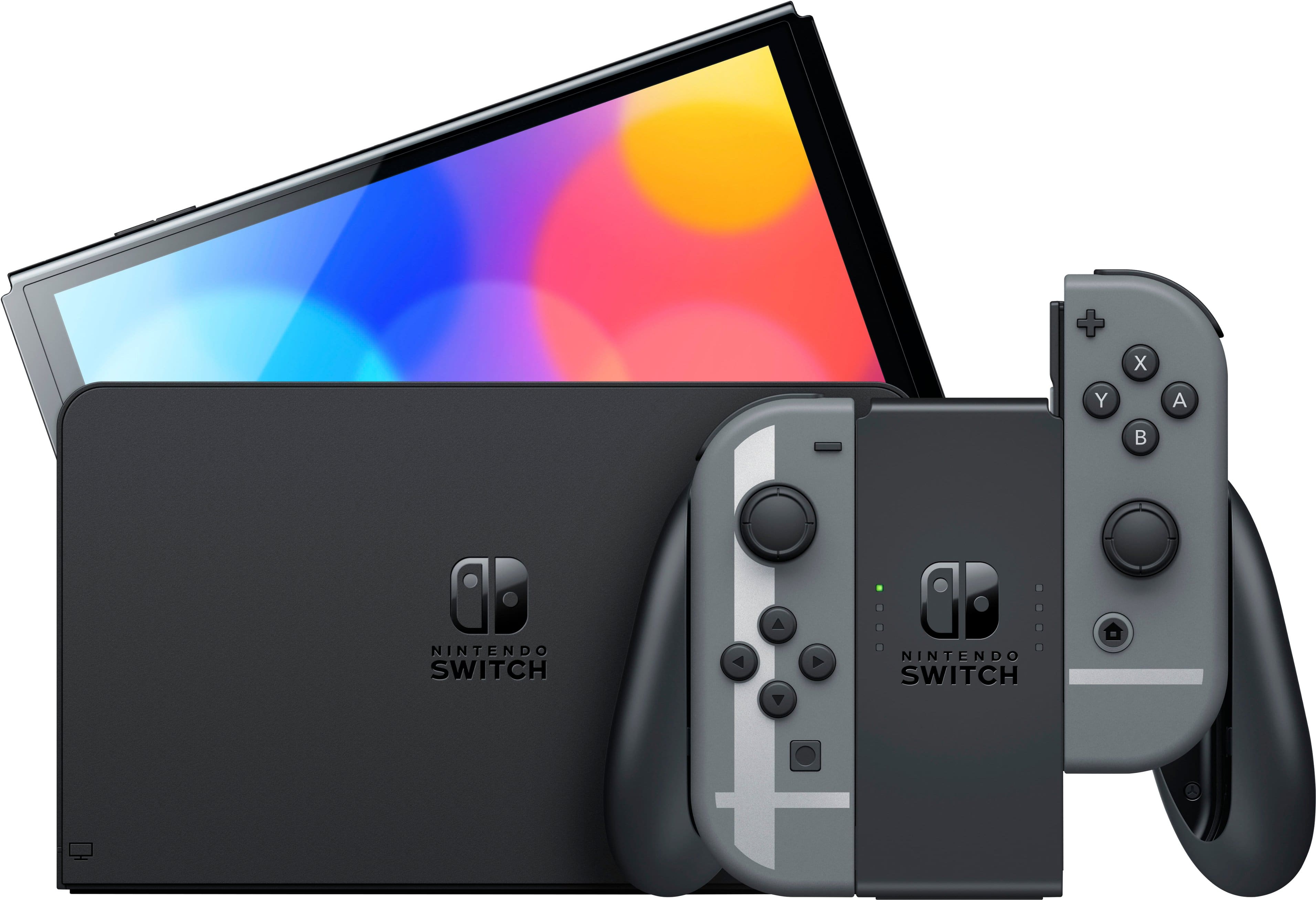  Nintendo Switch™ - OLED Model: Super Smash Bros.™ Ultimate  Bundle (Full Game Download + 3 Mo. Nintendo Switch Online Membership  Included) : Video Games